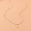 Stainless Steel Necklace For Women Lover's Chain Cross Necklace Small Cross Jewelry